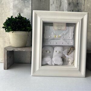 🌴Stephan Baby Keepsake Shadow Box 6Pc - Baby Gift Set